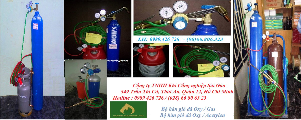 Lắp ráp sử dụng và bảo quản bộ hàn cắt gió đá