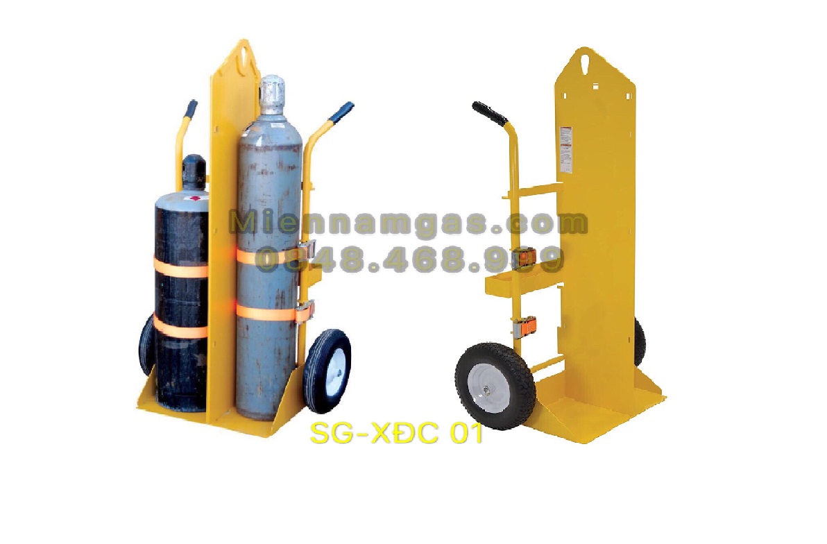 XE ĐẨY BÌNH KHÍ CÓ THỂ CẨU LÊN CÔNG TRÌNH CAO TẦNG