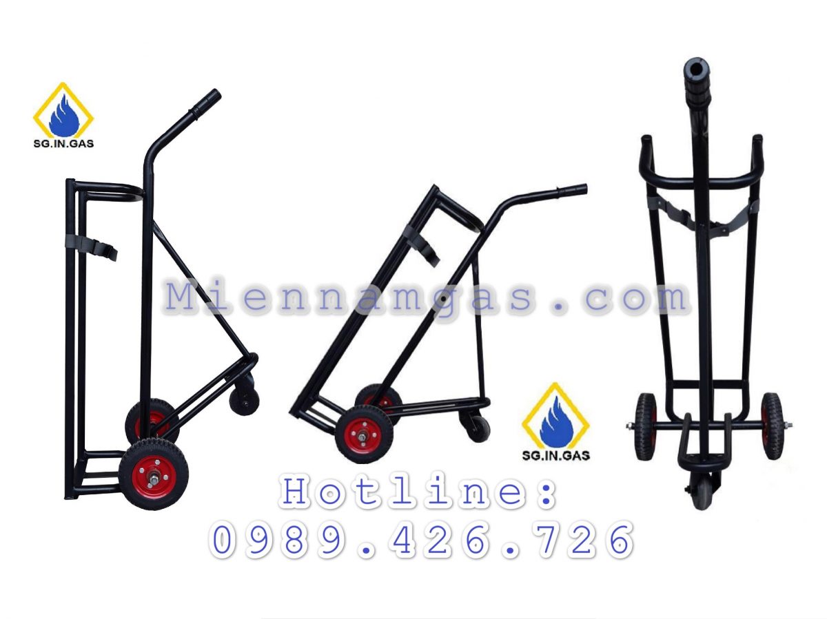 XE ĐẨY BÌNH OXY 40 LÍT