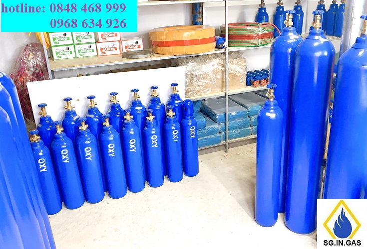 GIÁ BÌNH KHÍ OXY THỞ 40 LÍT